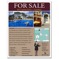 Real Estate 4 Pt. Gloss Text Flyer (11"x8.5")